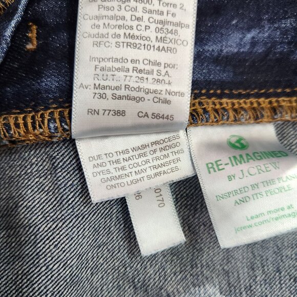 J.Crew Flex Mens Jeans Dark Wash Denim Mens Size W35 L32 - Picture 14 of 15